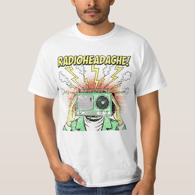 Camiseta Radioheadache Vintage Retro (Frente)