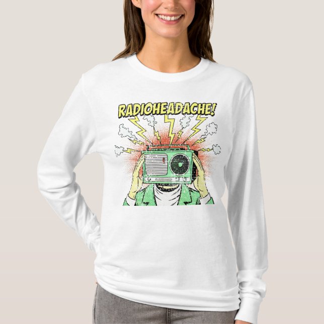 Camiseta Radioheadache Vintage Retro (Frente)