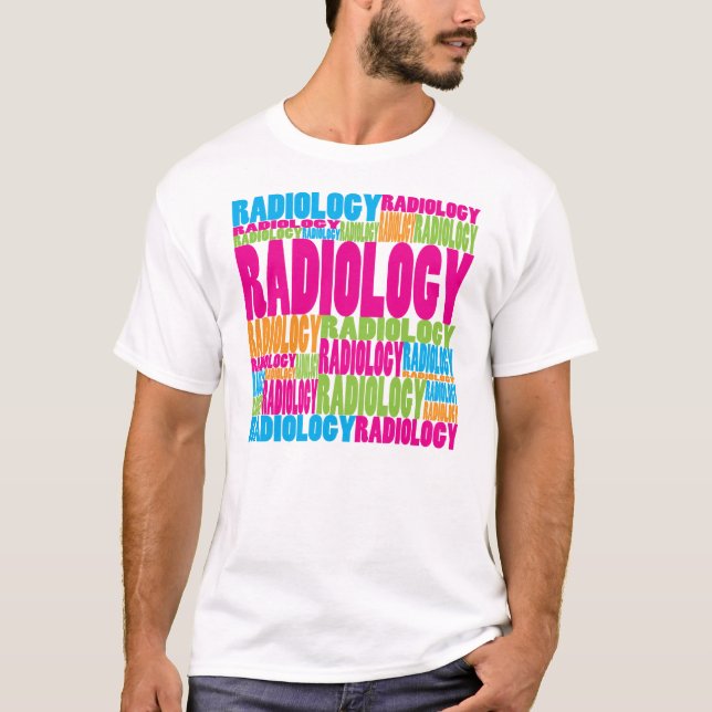 Camiseta Radiologia colorida (Frente)
