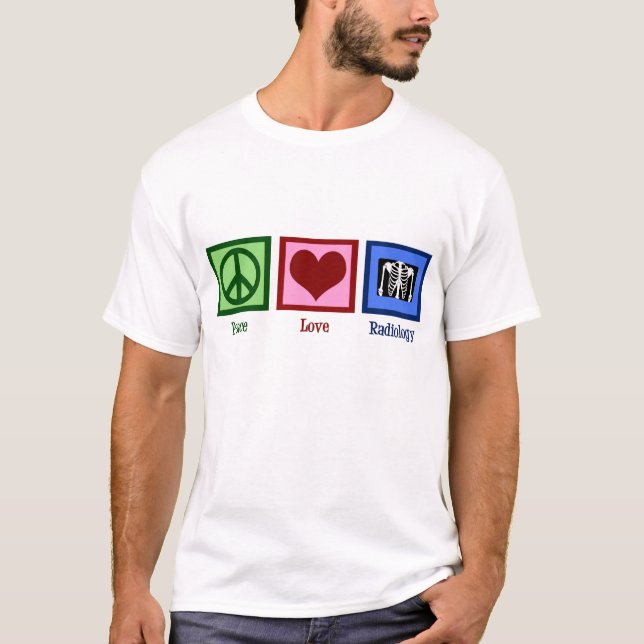 Camiseta Radiologia do Amor pela Paz (Frente)