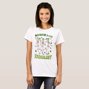 Camiseta Radiologia do Amor Radiológica Dia dos Patrícios E