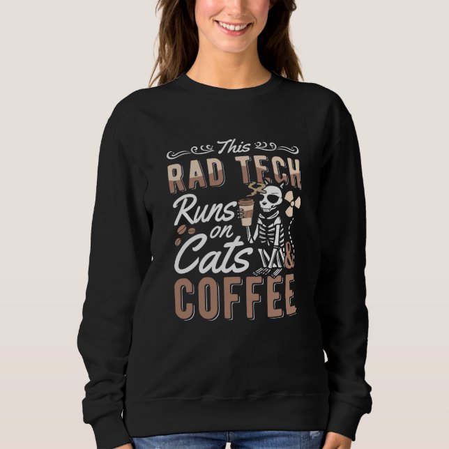 Camiseta Radiologia Esta Tecnologia Rad Executa Gatos E Xra (Frente)