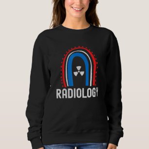 Camiseta Radiologia Patriótica Usa Bandeira Arco-íris