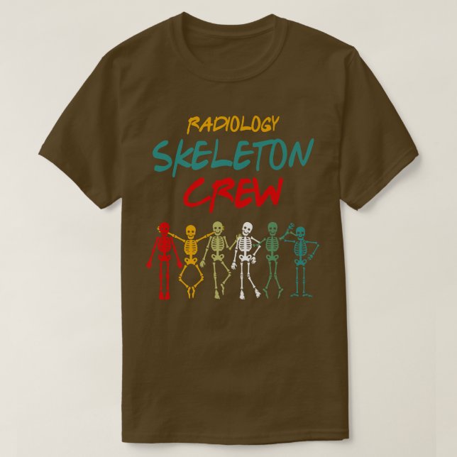 Camiseta Radiologia Skeleton Crew (Frente do Design)