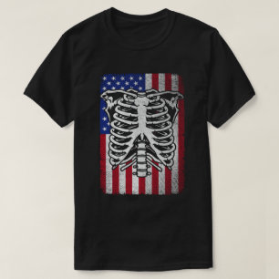 Camiseta Radiologia Tech EUA American Flag Rad Tech