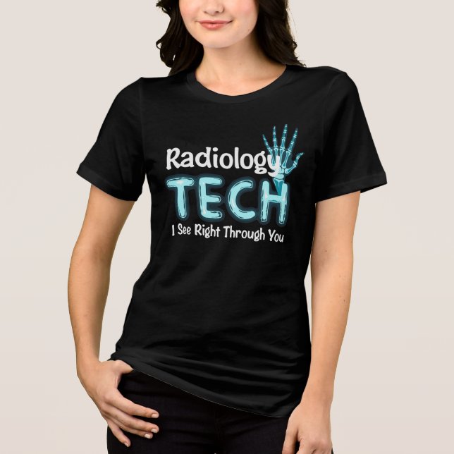 Camiseta Radiologia Tech Humor X Ray (Frente)