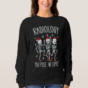 Camiseta Radiologia Você Posar Nós Expor Esqueleto Dançante