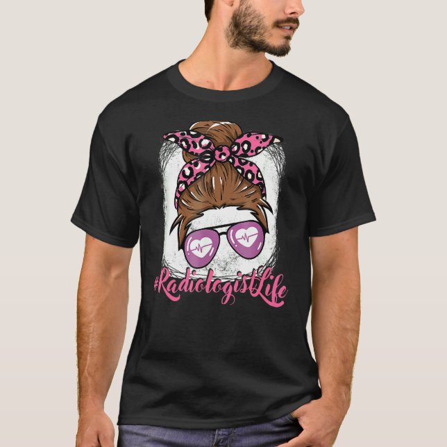 Camiseta Radiologista Enfermando Meninas Para Nurs (Frente)