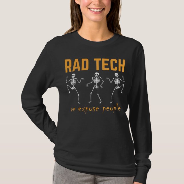 Camiseta Radiologista engraçado Skeletons Xray Radiologia (Frente)
