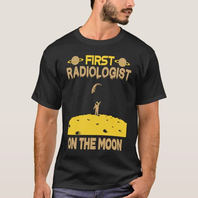 Camiseta Radiologista Na Lua (Frente)
