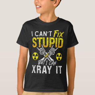 Camiseta Radiologista Não Consigo Corrigir Radiologia Estúp