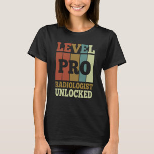 Camiseta Radiologista Pro Desbloqueado Estilo Vintage Único