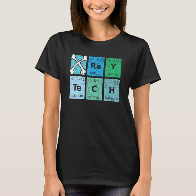 Camiseta Radiologista Rad Tech Radiologista X Ray Tech Peri (Frente)