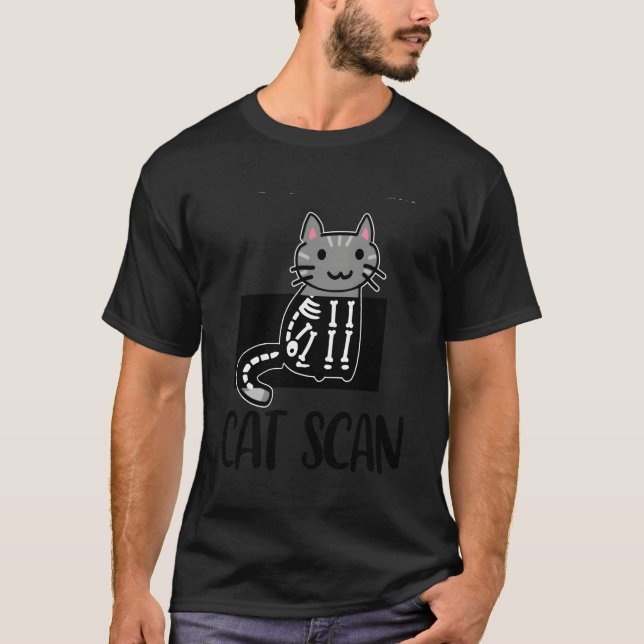 Camiseta Radiologista radiologista radiologista do Cat Scan (Frente)