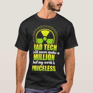 Camiseta Radiologista Tecnológico Rad Tech Diversão de Tr