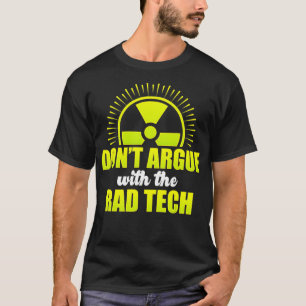 Camiseta Radiologista Tecnológico Rad Tech Fund Símbolo R