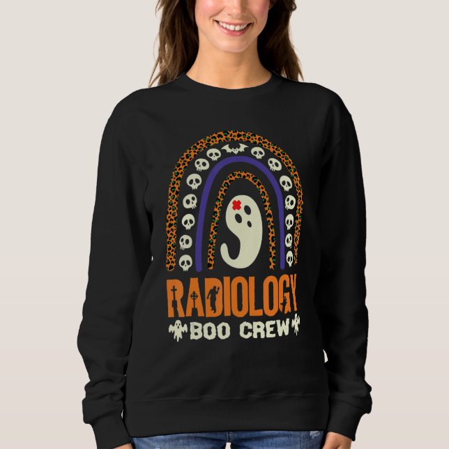 Camiseta Radiology Boo Crew Nurse Halloween Nurses Cute Gho (Frente)