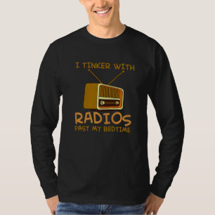 Camiseta Rádios De Scanner Radiostereo Radioshack E Reprodu