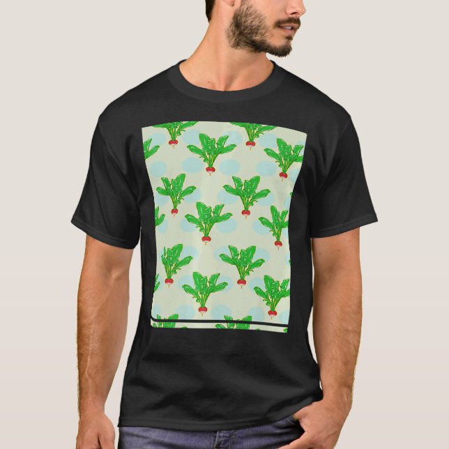 Camiseta Radish pattern   (Frente)