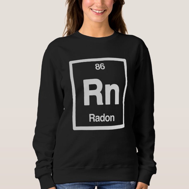 Camiseta Radon  Rn  Periodic Table of Elements  Science (Frente)