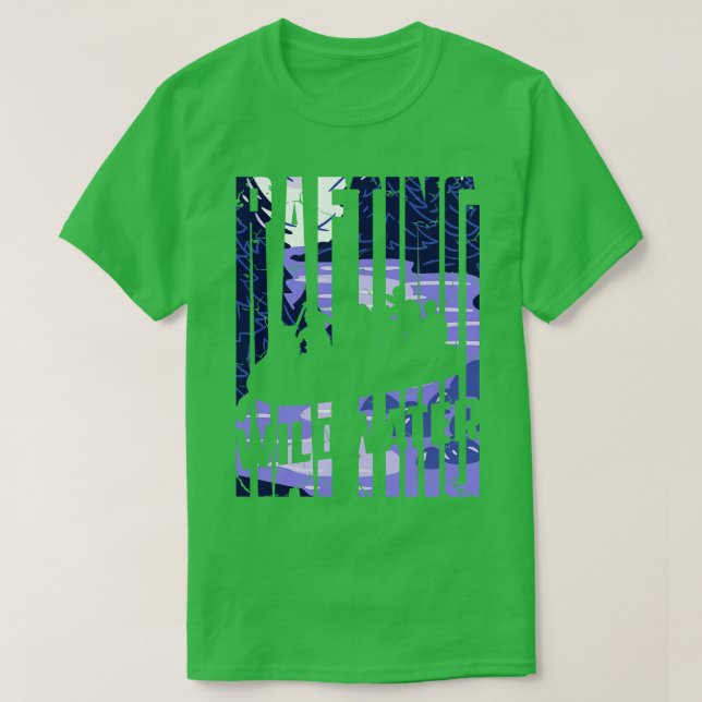 Camiseta Rafa de águas selvagens (Frente do Design)