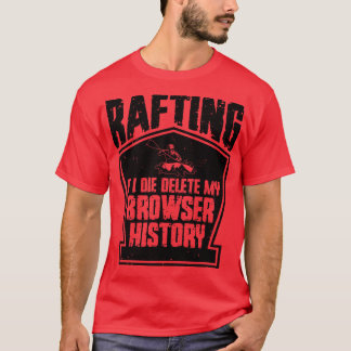 Camiseta Rafando Excluir Histórico do Navegador Branca de Á