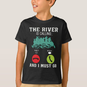 Camiseta Rafando o rio chama-se Paddle Canoeiro de remar