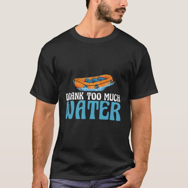 Camiseta Rafter Barco Water White Whitewater Rafewater (Frente)
