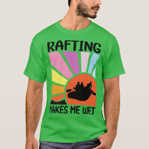 Camiseta Rafting Me Torna Mágico Presente De Verão Retro