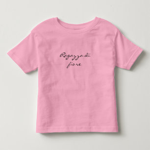 Camiseta Ragazza di fiore - Flor Girl (italiana)