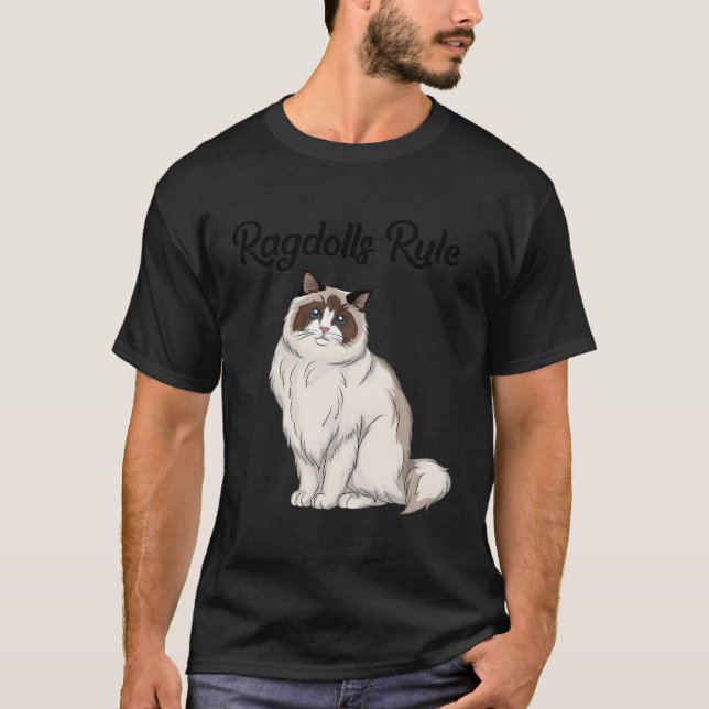 Camiseta Ragdoll Cat Gift Ragdolls Regra Ragdoll Cat (Frente)