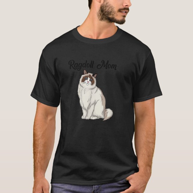 Camiseta Ragdoll Cat Mom Cat Owner (Frente)