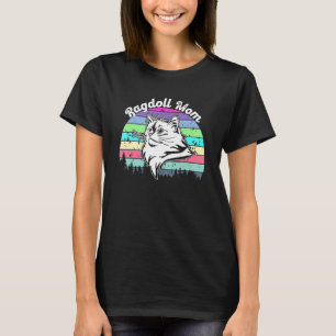 Camiseta Ragdoll Cat Mon Retro Vintage