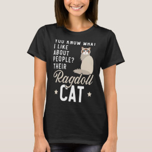 Camiseta Ragdoll Cats Proprietário Gatinho Paw Love Meow Ki