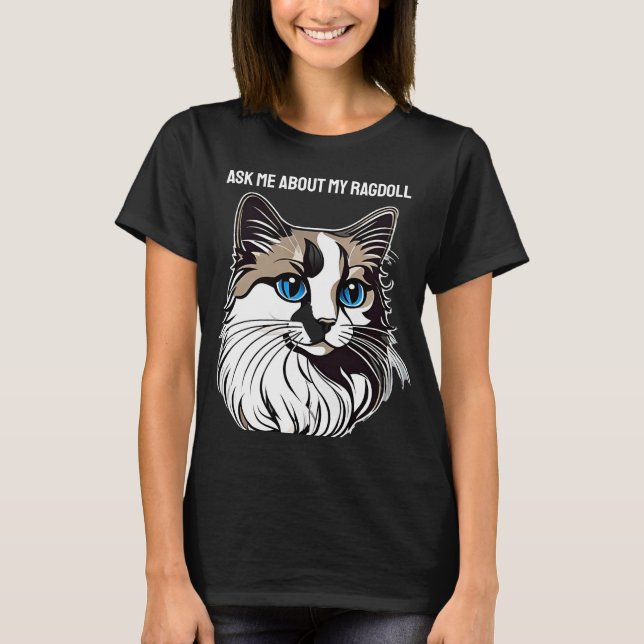 Camiseta Ragdoll personalizável (Frente)