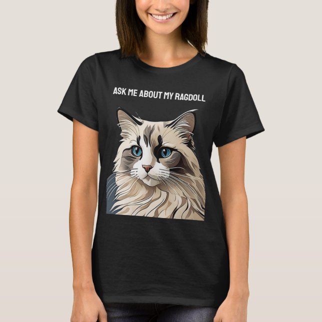 Camiseta Ragdoll personalizável (Frente)