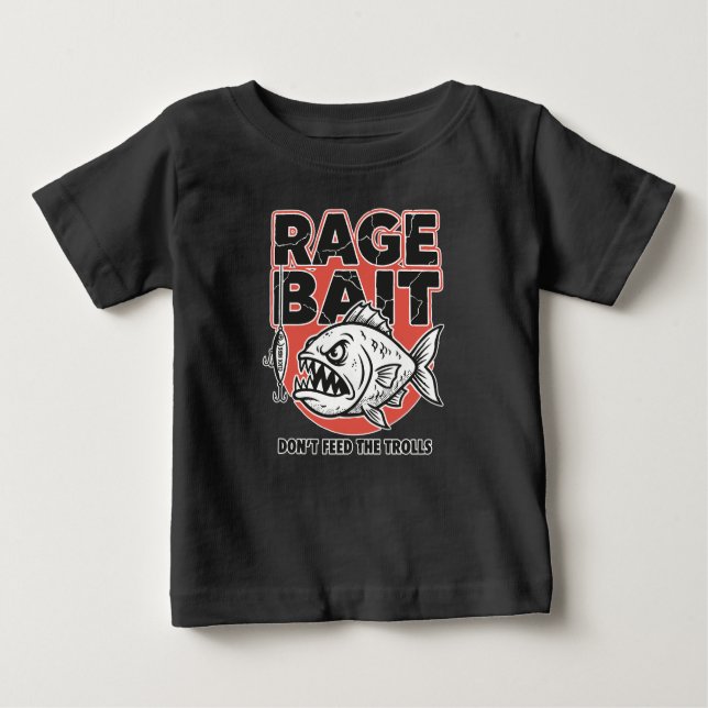 Camiseta Rage Bait, Don’t Feed The Trolls (Frente)