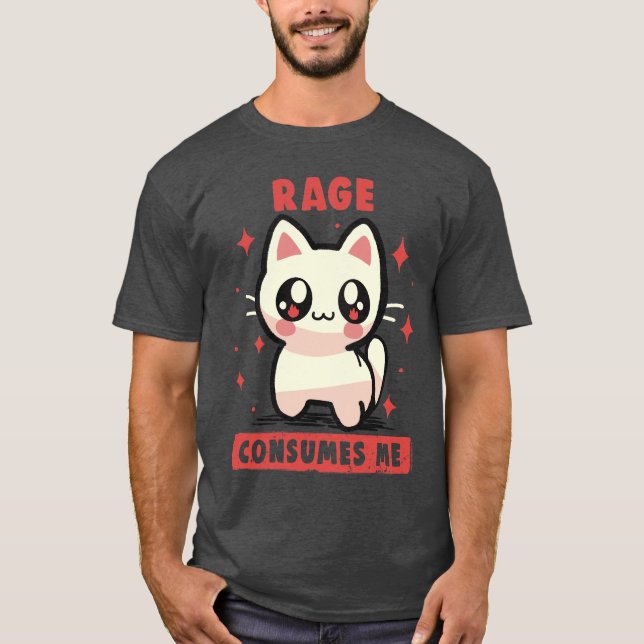 Camiseta Rage consome-me (Frente)