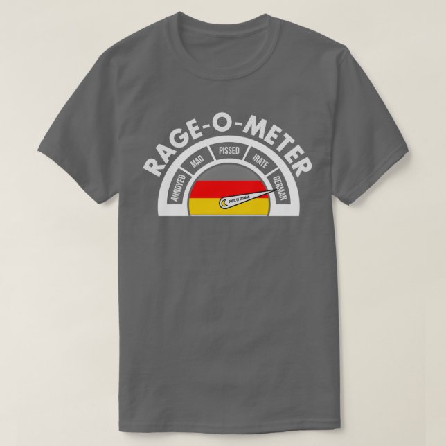Camiseta Rage O Meter Alemão Driver 2 (Frente do Design)
