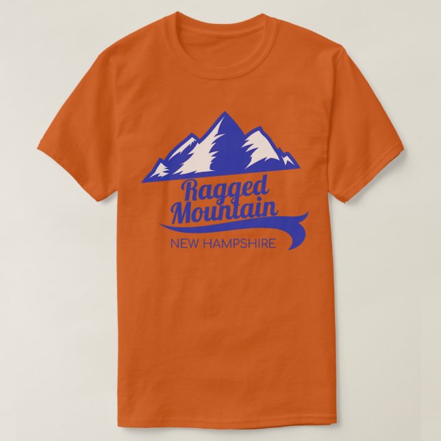Camiseta Ragged Mountain ski New Hampshire 1 (Frente do Design)