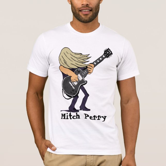 Camiseta Raglan das senhoras de Mitch Perry - - (Frente)