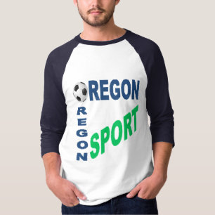 Camiseta Raglan marinho branco OREGON SPORT