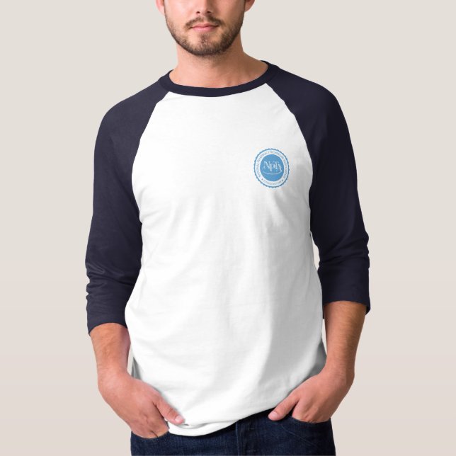 Camiseta Raglan T do selo de NPTA (Frente)