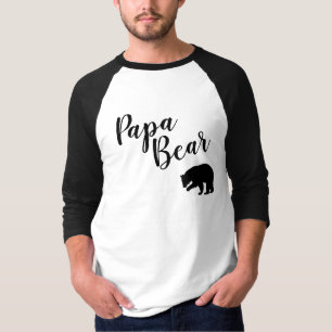 Camiseta Ragland Baseball T Shirt Papa Bear