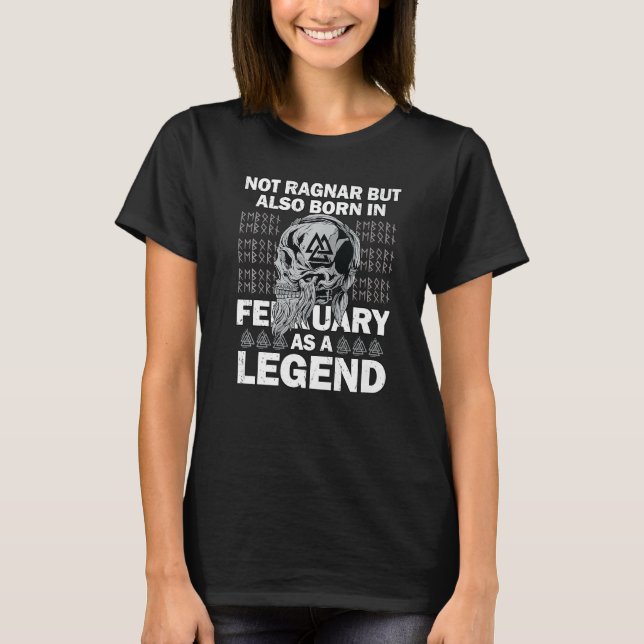 Camiseta Ragnar Fevereiro Legend Valhalla Viking Pai 2 (Frente)
