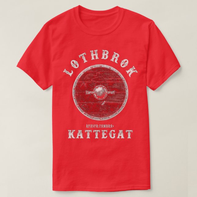 Camiseta Ragnar Lothbrok Kattegat Classic TSirt (Frente do Design)