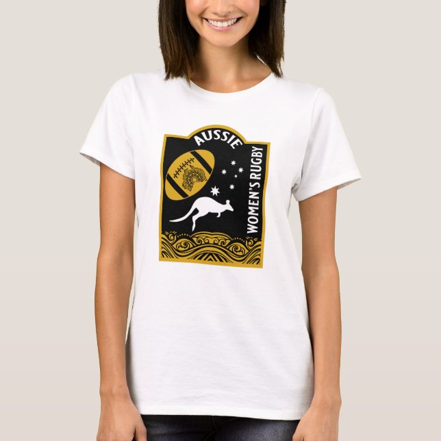 Camiseta Râguebi australiano feminino (Frente)