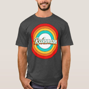 Camiseta Rahman Name Shirt Vintage Rahman Circle