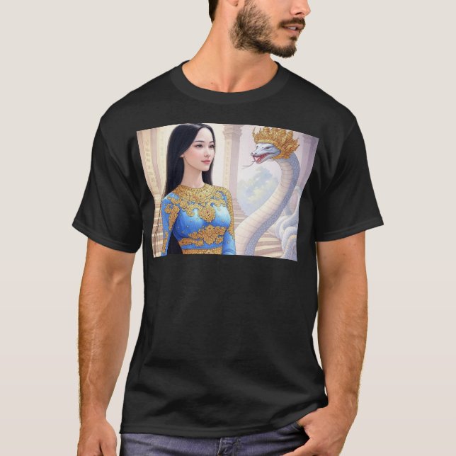 Camiseta Rahu e Mealea Wander Angkor Wat's Hall (Frente)