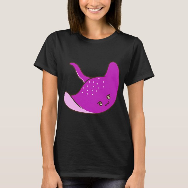 Camiseta Raiar violeta fofa (Frente)